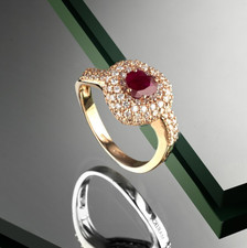 ANELLO CUORE ORO ROSA 18KT