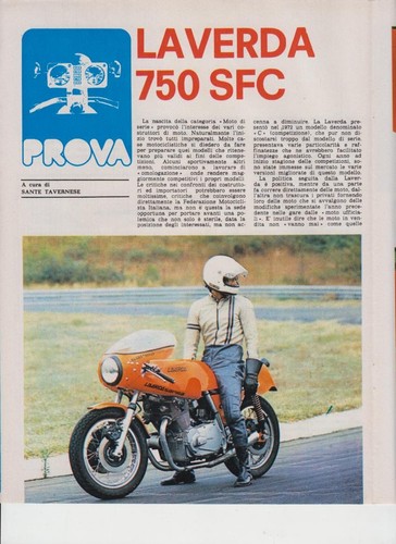 Advertising test moto laverda - advertising,