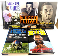 5 Book Lot Famous Football