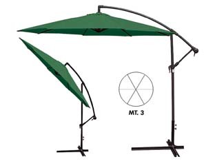 Ombrellone metallo tondo - in,
