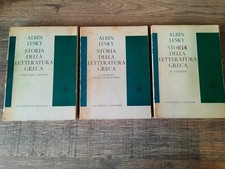 "A. Lesky" Storia della letteratura greca volumi 1/2/3 _Il Saggiatore 1962_