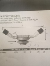 Valvola Tubeless Per Ruspe