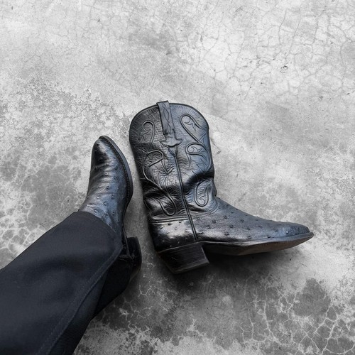 Stivali western cowboy - , struzzo
