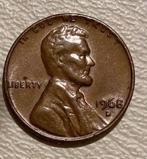1968 D Lincoln Memorial Penny