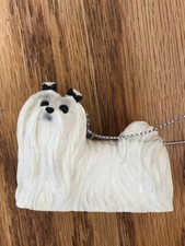 Maltese Dog Figurine &