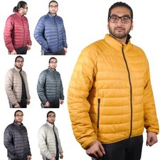 Giubbotto Bomber Uomo Imbottito Caldo Trapuntato Tampone Impermeabile Cappotto Invernale Top