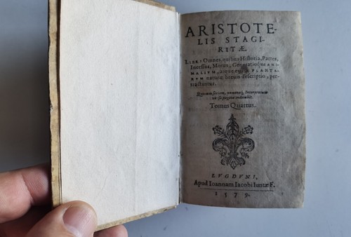 1579 aristotelis stagiritae - 1579,