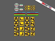 Set decalcomania gialla nera