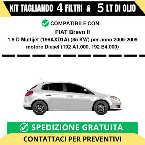 Tagliando per fiat bravo - tagliando,