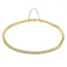 BRACCIALE TENNIS DIAMANTI K18YG 2,50 CT - Spedizione gratuita originale dal...