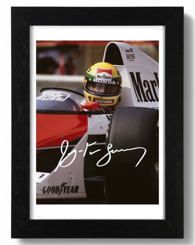 Foto autografo firmato ayrton - firmato,