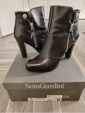 Stivaletto nero giardini donna - stivaletto,