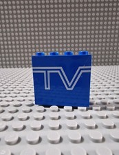 Lego Pannello 1x4x3 Blu Logo