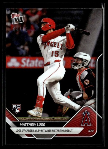 2025 topps now - 165, matthew