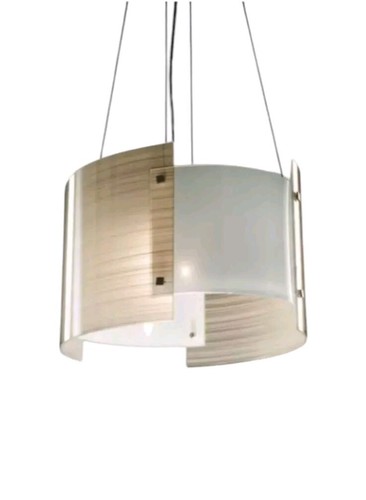 Lampadario vetro bianco e - bianco,
