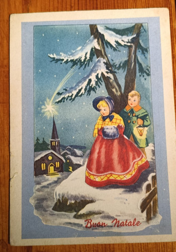 M49 cartolina buon natale - m49,