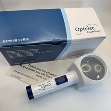 Optelec PowerMag+ 4X 12D LED Illuminato Supporto Lente di Ingrandimento Germania Aiuto Visione