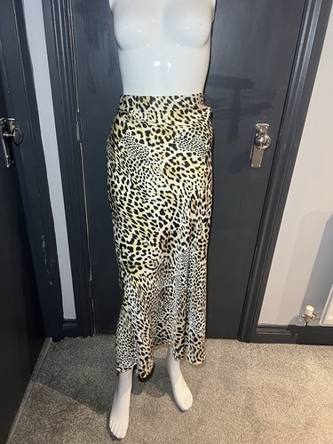Gonna midi leopardata raso - midi,