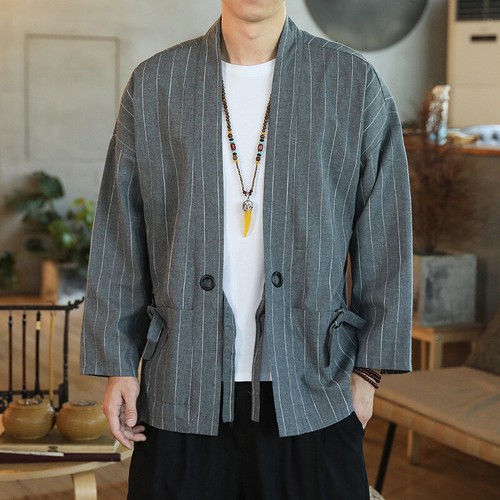 Uomo righe kimono - righe,
