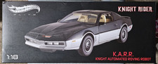 Hot Wheels Elite 1:18 Cavaliere Cavaliere K.A.R.R. Pontiac Firebird 1982 piloti reali