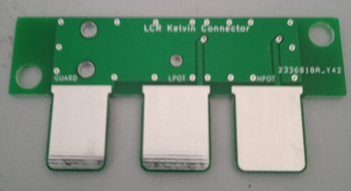 Pcb lcr kelvin - kelvin, connector