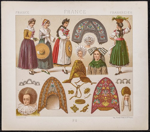 1890 alsazia costume - alsazia,