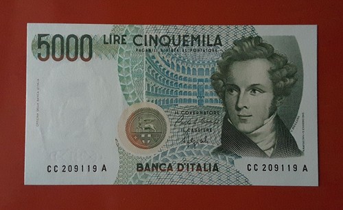 Banconota 5000 lire - banconota,