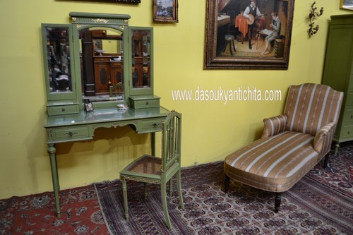 Toiletta con sedia stile luigi - con,