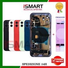 SCOCCA POSTERIORE COMPLETA PER IPHONE 12 CON FLEX TELAIO+VETRO FRAME