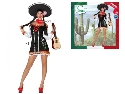 Costume mariachi donna vestito