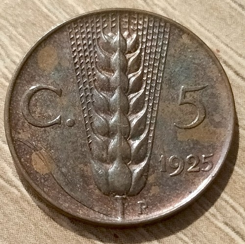 Centesimi 1925 spiga - 1925,