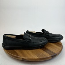 Mens Tods Uomo Black Leather