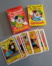 "Il mercante in fiera" 2 mazzi carte Topolino Sport-anno 1984