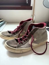 Scarpe Converse ragazzo grigie & bordeaux