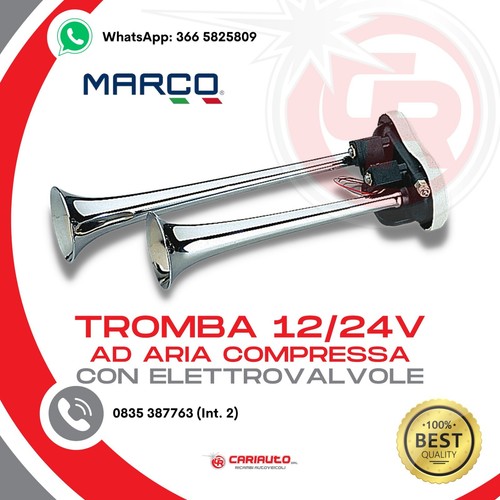 Avvisatore tromba 24v - avvisatore,