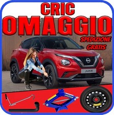 Ruotino Di Scorta 5Fori Misura Da 17 Per Nissan Juke Con Kit Cric Crick + Chiave