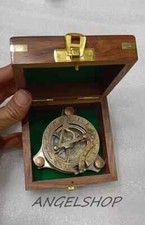 Compasso Nautico In Ottone Con