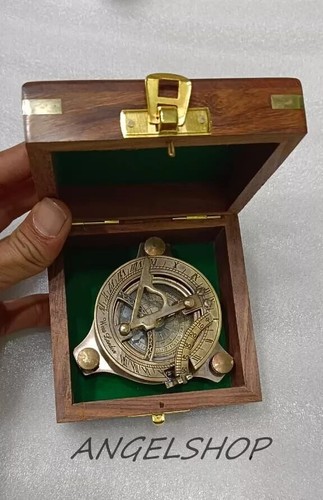 Compasso nautico ottone con - compasso,
