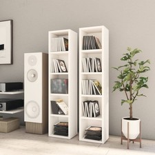 vidaXL Scaffali Porta CD 2 pz