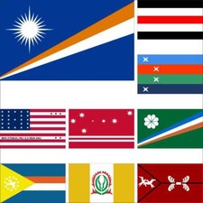 Bikini bandiera Isole Marshall Ebon Kwajalein Majuro Namdrik Ujae Wotho atolli