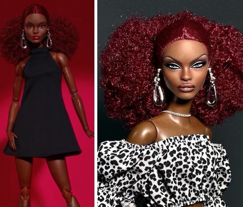 Ooak barbie bambola ridipinta - bambola,