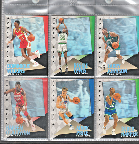 Set ologrammi upper deck - set, nba