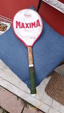 RACCHETTA tennis MAXIMA TORNEO DE LUXE  originale Vintage Anni 70 e custodia 