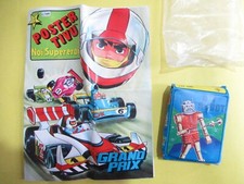 POSTER TIVU' NOI SUPEREROI GRAND PRIX TODOROKI SPECIAL + GADGET KIT ROBOT 1981