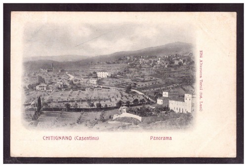 Cartolina chitignano casentino - chitignano,
