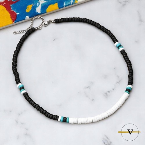 Collana uomo surfista legno - collana,