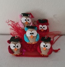 Gufo,portachiavi,laureato