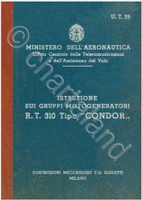 RADIO INSTRUMENTATION Motogeneratore GUIDETTI RT310 CONDOR 1942 UT39 - DVD