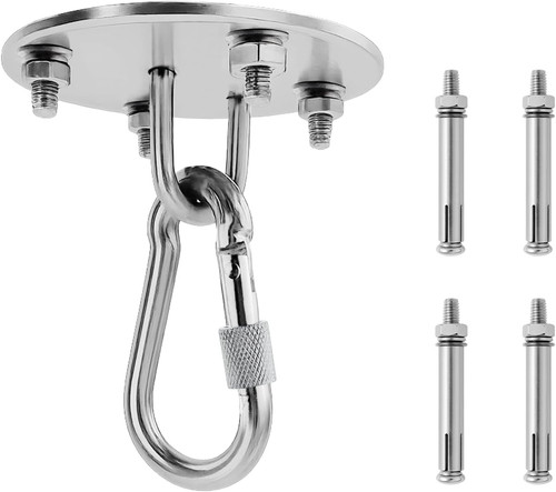 Gancio soffitto acciaio - in,