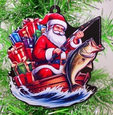 Santa Clause Bass Fishing